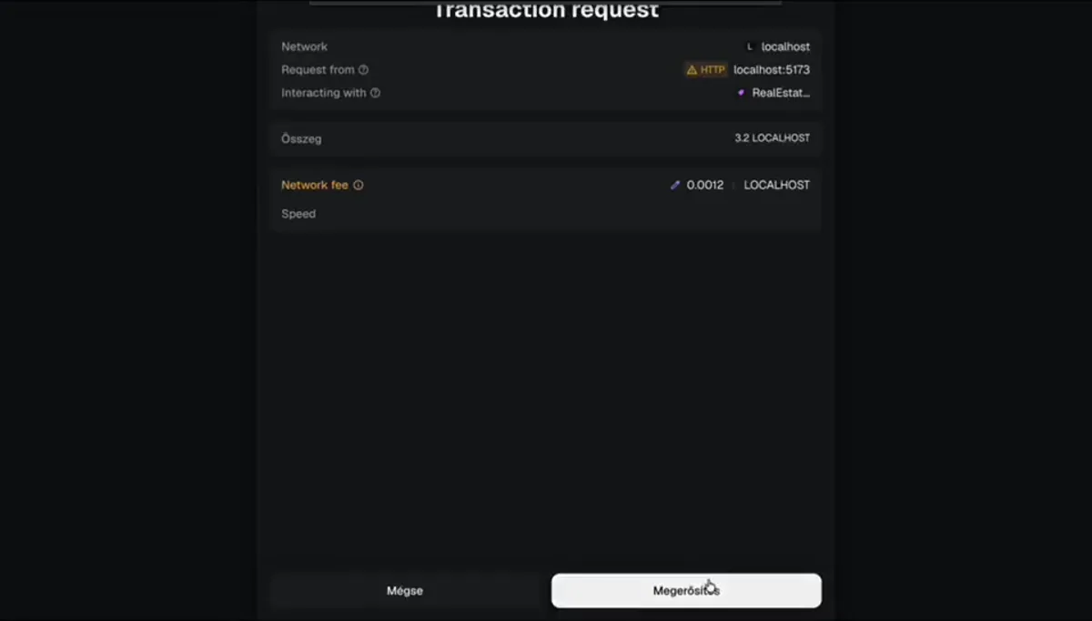 Crypto Properties — Nyitóképernyő