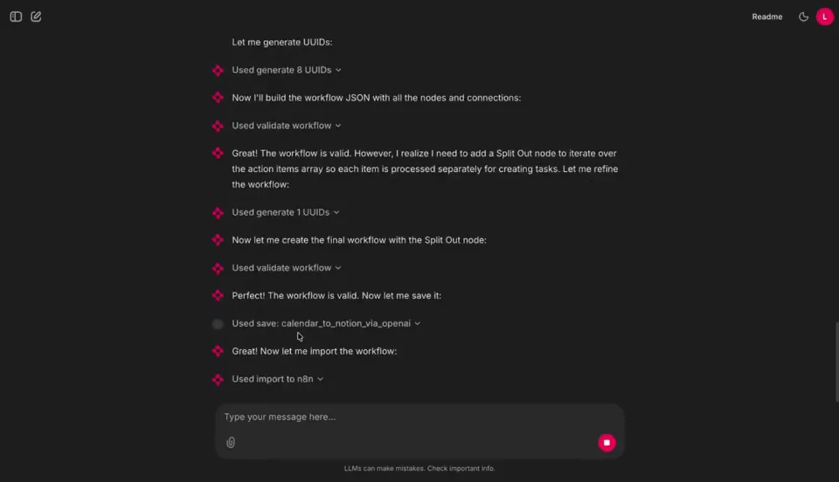 n8n AI Workflow Generator — Result