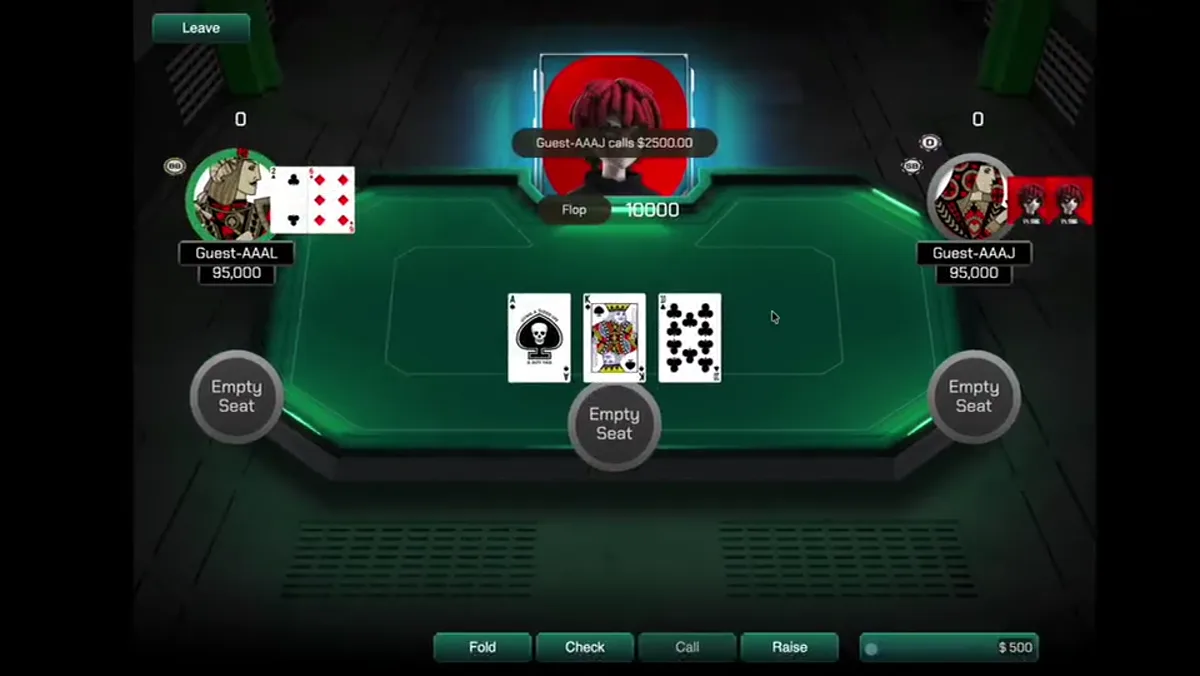 DField Poker — Eredmény