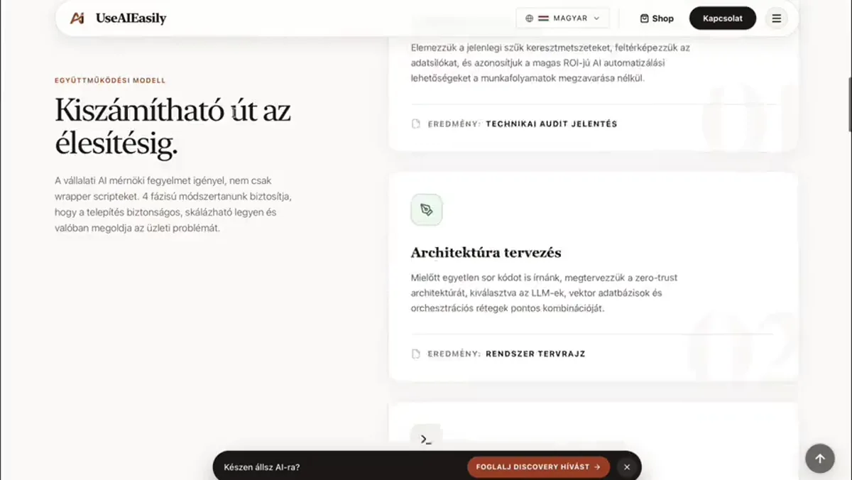 Use AI Easily — Eredmény